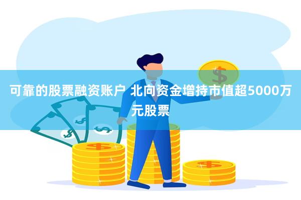 可靠的股票融资账户 北向资金增持市值超5000万元股票