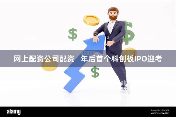 网上配资公司配资   年后首个科创板IPO迎考