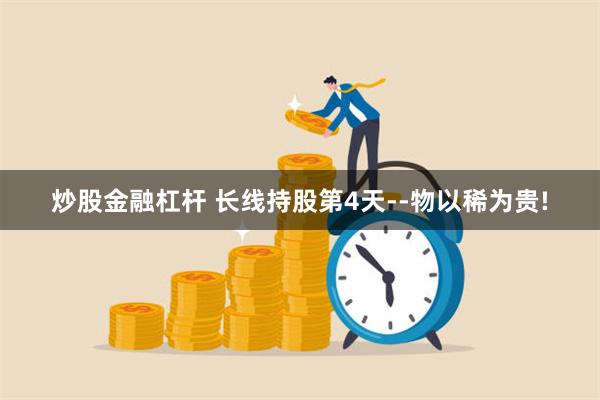 炒股金融杠杆 长线持股第4天--物以稀为贵!