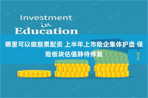 哪里可以做股票配资 上半年上市险企集体护盘 保险板块估值静待修复