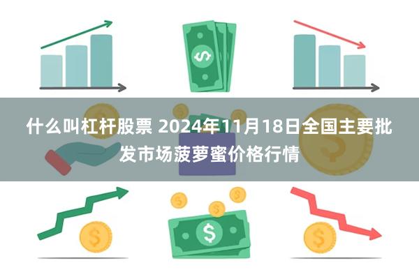 什么叫杠杆股票 2024年11月18日全国主要批发市场菠萝蜜价格行情