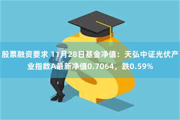 股票融资要求 11月28日基金净值：天弘中证光伏产业指数A最新净值0.7064，跌0.59%